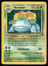 Venusaur Base Set #015/102 Holo Pokemon Card