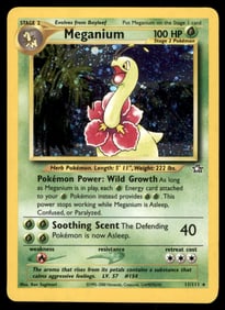 Meganium (11) Neo Genesis #011/111 Holo Pokemon Card