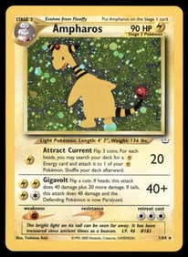 Ampharos Neo Revelation #01/64 Holo Pokemon Card
