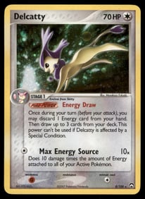 Delcatty Power Keepers #8/108 Holo Pokemon Card