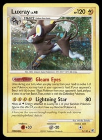 Luxray Diamond and Pearl #7/130 Holo Pokemon Card