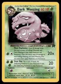 Dark Weezing (14) Team Rocket #14/82 Holo Pokemon Card