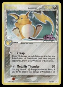 Raichu (Delta Species) Stamped Holon Phantoms #15/110 Holo Pokemon Card
