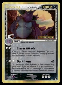 Nidoking (Delta Species) Stamped Dragon Frontiers #6/101 Holo Pokemon Card