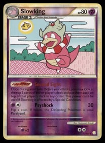 Slowking HeartGold SoulSilver #12/123 Holo Pokemon Card