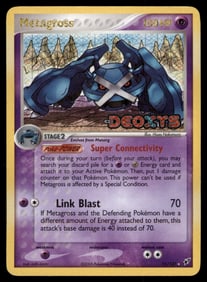 Metagross Stamped Deoxys #11/107 Holo Pokemon Card