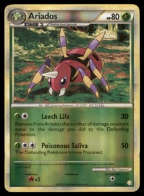 Ariados HeartGold SoulSilver #15/123 Holo Pokemon Card