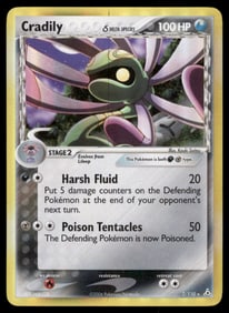 Cradily (Delta Species) Holon Phantoms #2/110 Holo Pokemon Card