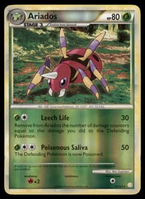Ariados HeartGold SoulSilver #15/123 Holo Pokemon Card