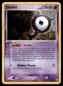 Unown (Y) Unseen Forces #Y/28 Holo Pokemon Card