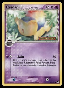 Cyndaquil (Delta Species) Stamped Dragon Frontiers #45/101 Holo Pokemon Card