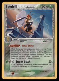 Beedrill (Delta Species) Delta Species #1/113 Holo Pokemon Card