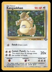 Kangaskhan (5) Jungle #05/64 Holo Pokemon Card