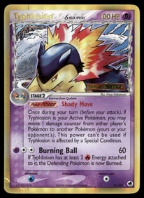 Typhlosion (Delta Species) Stamped Dragon Frontiers #12/101 Holo Pokemon Card