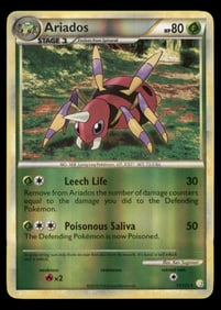 Ariados HeartGold SoulSilver #15/123 Holo Pokemon Card