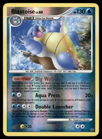Blastoise Platinum #2/127 Holo Pokemon Card