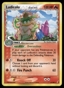 Ludicolo (Delta Species) Crystal Guardians #6/100 Holo Pokemon Card