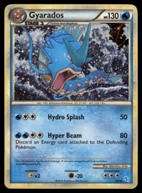 Gyarados (#30 Holo) HGSS Trainer Kit: Gyarados & Raichu #30/30 Holo Pokemon Card