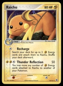 Raichu FireRed & LeafGreen #12/112 Holo Pokemon Card