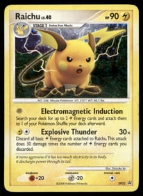Raichu Diamond and Pearl Promos #DP21 Holo Pokemon Card