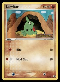 Larvitar Stamped Dragon Frontiers #51/101 Holo Pokemon Card