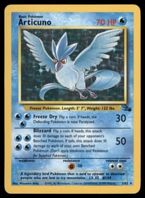 Articuno (2) Fossil #02/62 Holo Pokemon Card