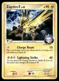 Zapdos G Arceus #12/99 Holo Pokemon Card