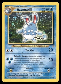Azumarill Neo Genesis #002/111 Holo Pokemon Card