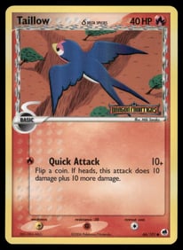 Taillow (Delta Species) Stamped Dragon Frontiers #66/101 Holo Pokemon Card