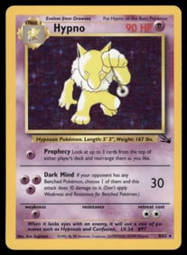 Hypno (8) Fossil #08/62 Holo Pokemon Card