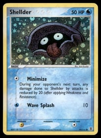 Shellder FireRed & LeafGreen #79/112 Holo Pokemon Card