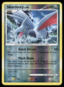 Skarmory Stormfront #51/100 Holo Pokemon Card
