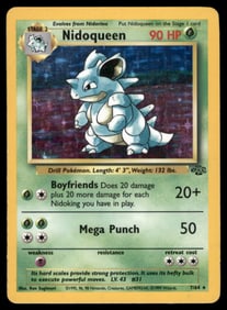 Nidoqueen (7) Jungle #07/64 Holo Pokemon Card