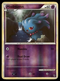 Misdreavus Undaunted #57/90 Holo Pokemon Card