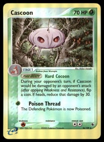 Cascoon Ruby and Sapphire #26/109 Holo Pokemon Card