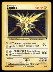 Zapdos Legendary Collection #019/110 Holo Pokemon Card