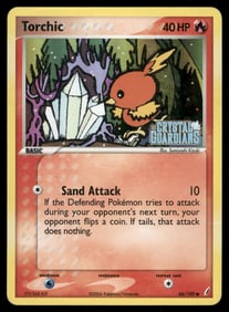 Torchic Stamped Crystal Guardians #66/100 Holo Pokemon Card