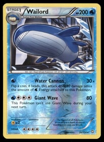 Wailord Dragons Exalted #26/124 Holo Pokemon Card
