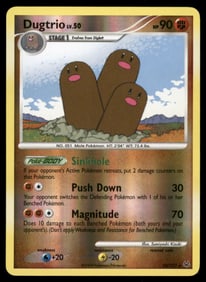 Dugtrio Platinum #24/127 Holo Pokemon Card