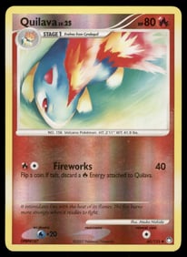 Quilava Mysterious Treasures #60/123 Holo Pokemon Card