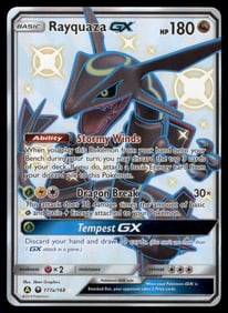Rayquaza GX Alternate Art Promos #177a/168 Holo Pokemon Card