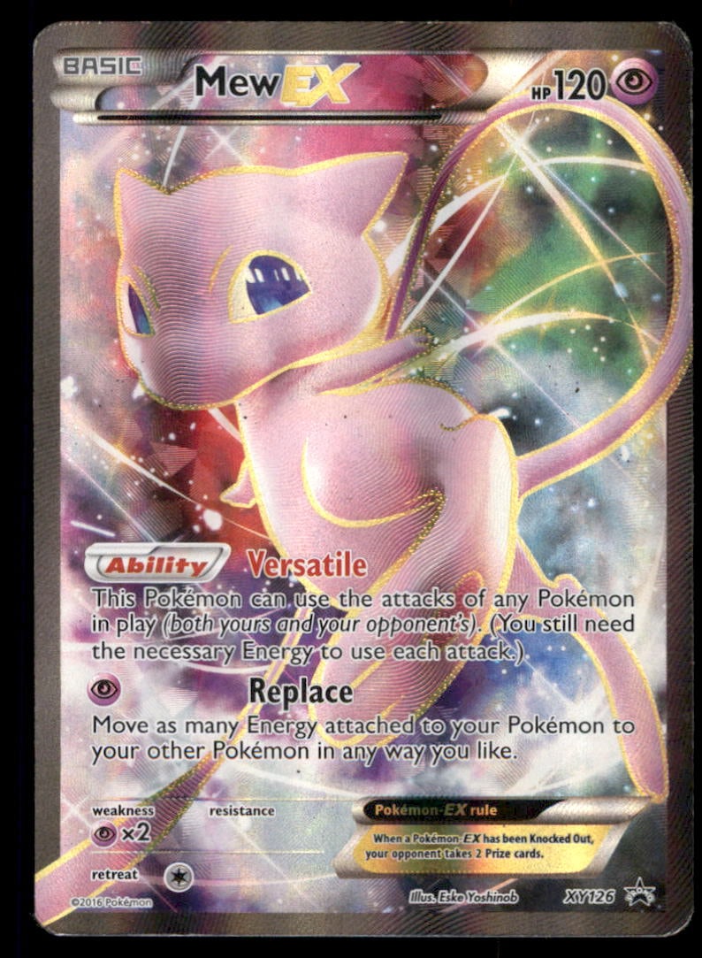 Mew EX XY Promos #XY126 Holo Pokemon Card: We offer combined shipping on multiple items. Buyers may also arrange their own shipping. LiveShipping is a separate and independent option for shipping that is NOT a part of the auction house or thei