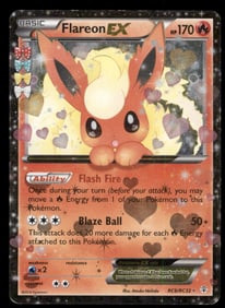 Flareon EX Generations: Radiant Collection #RC6/RC32 Holo Pokemon Card