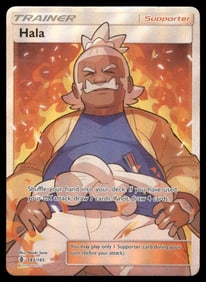 Hala (Full Art) SM - Guardians Rising #143/145 Holo Pokemon Card