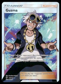 Guzma (Full Art) SM - Burning Shadows #143/147 Holo Pokemon Card