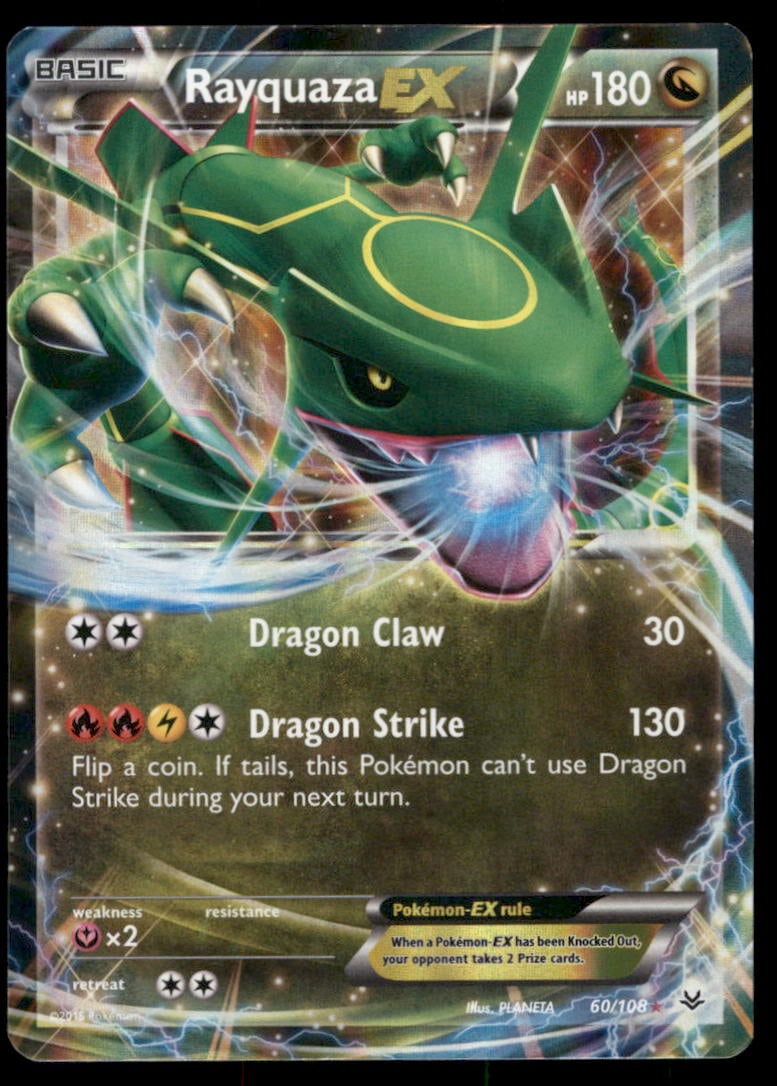 Rayquaza EX (60) XY - Roaring Skies #60/108 Holo Pokemon Card: We offer combined shipping on multiple items. Buyers may also arrange their own shipping. LiveShipping is a separate and independent option for shipping that is NOT a part of the auction house or thei
