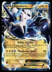 Thundurus EX (Team Plasma) Black and White Promos #BW81 Holo Pokemon Card