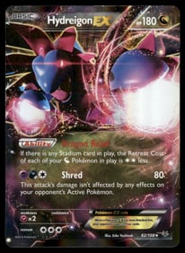 Hydreigon EX XY - Roaring Skies #62/108 Holo Pokemon Card