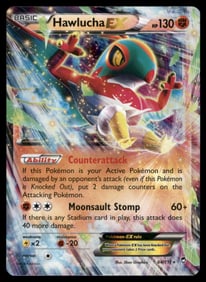 Hawlucha EX XY - Furious Fists #64/111 Holo Pokemon Card