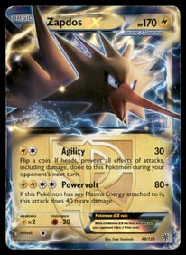 Zapdos EX (Team Plasma) Plasma Storm #48/135 Holo Pokemon Card